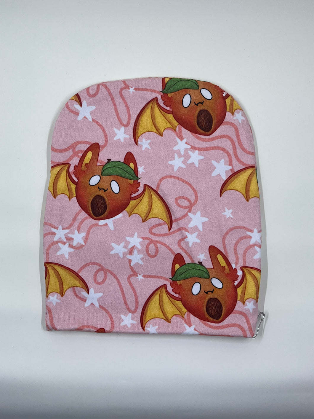 Peach fruit bat infant slouch hat