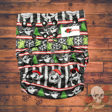 Load image into Gallery viewer, Christmas sweater pocket diaper
