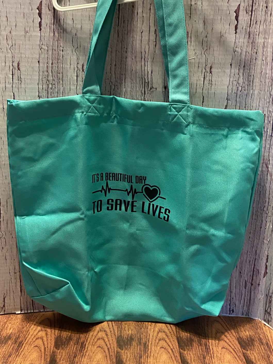 Save lives tote bag
