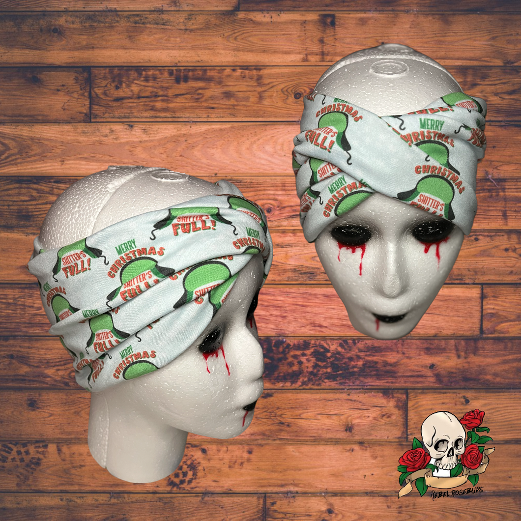 Christmas twisted headband