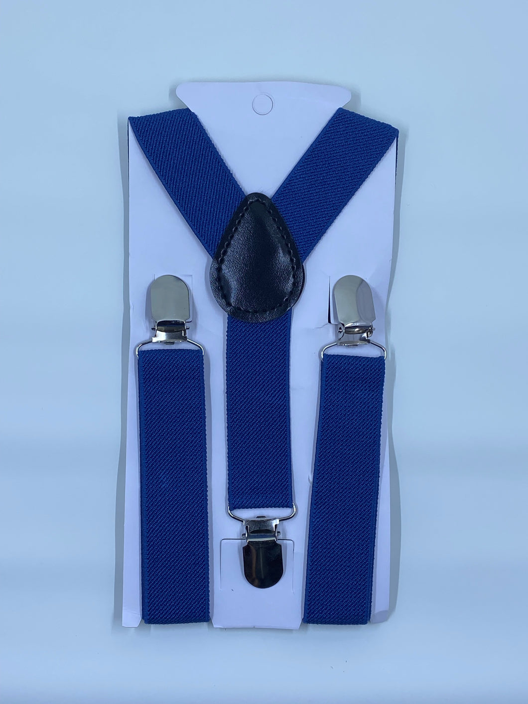 Navy blue suspenders