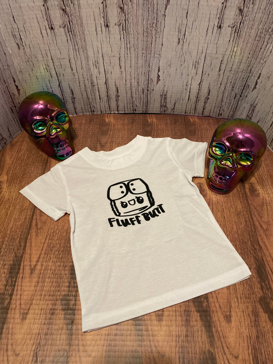 Fluff butt toddler t shirt