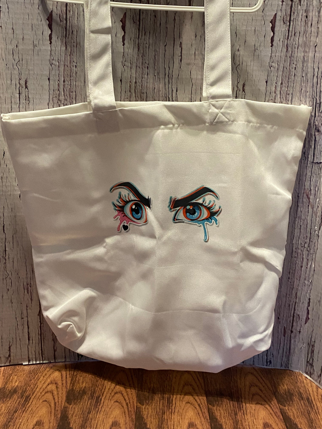 Harley’s eyes tote bag