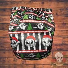 Load image into Gallery viewer, Christmas sweater pocket diaper
