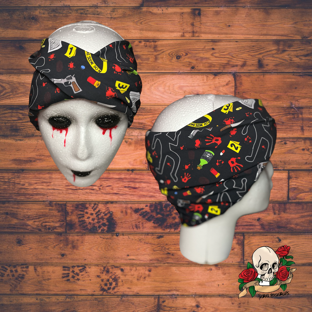 True crime twisted headband